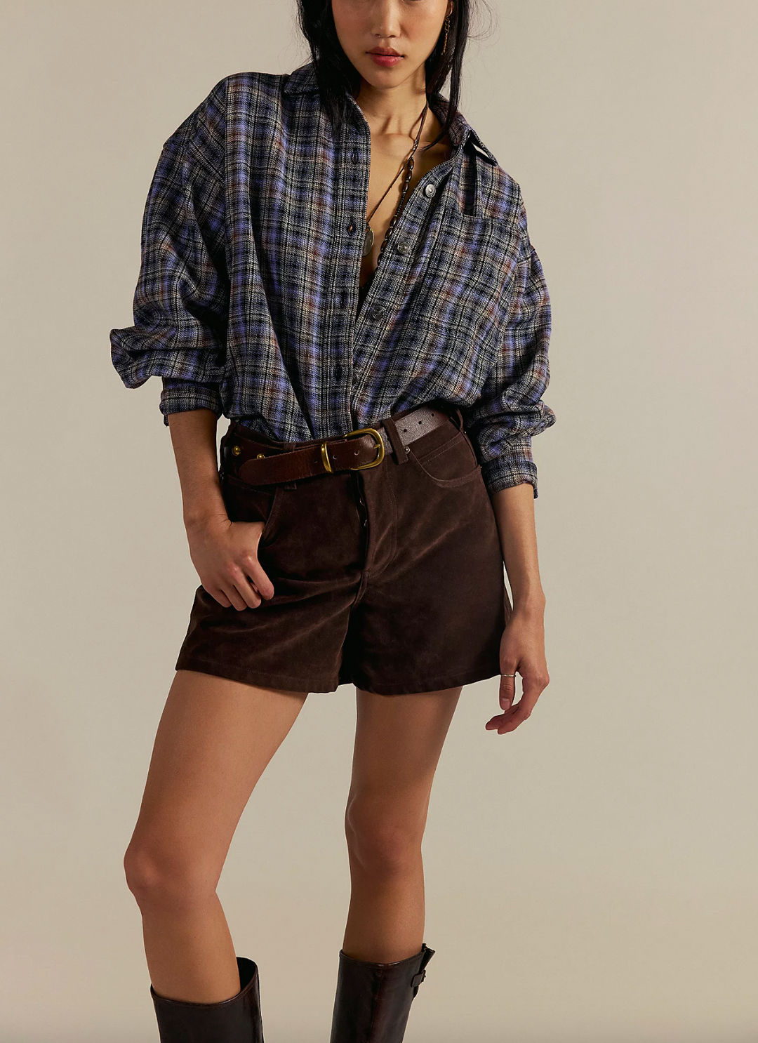 ASHLEY PLAID SHIRT
