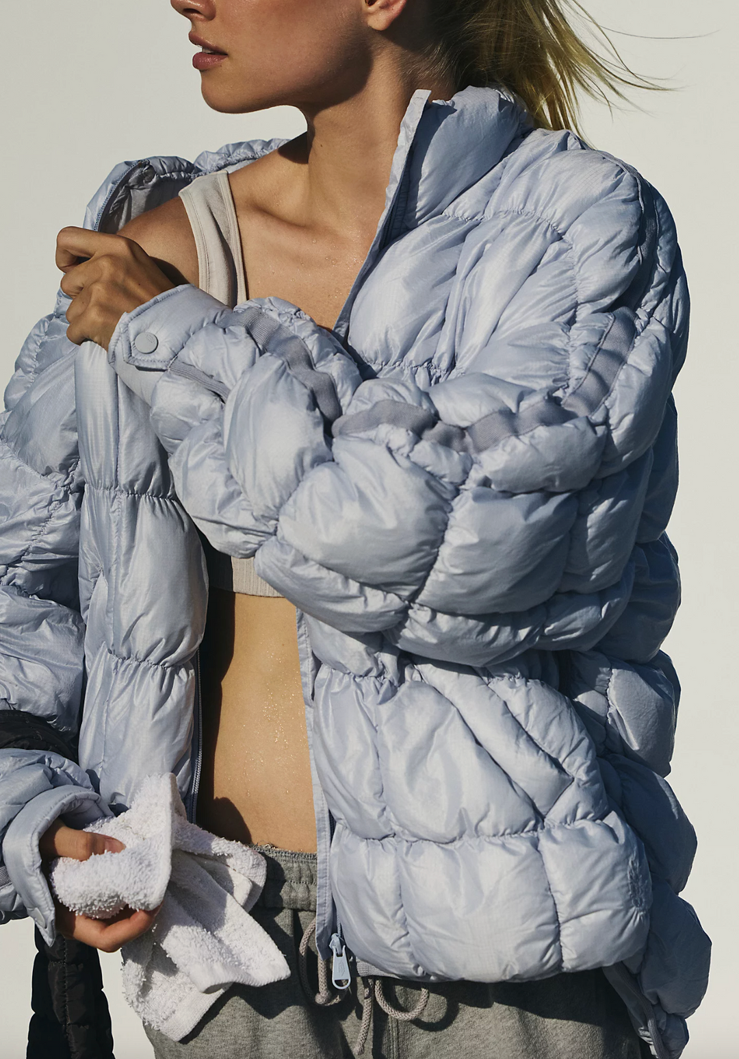 SCRUNCHY GLOSSY PIPPA PUFFER