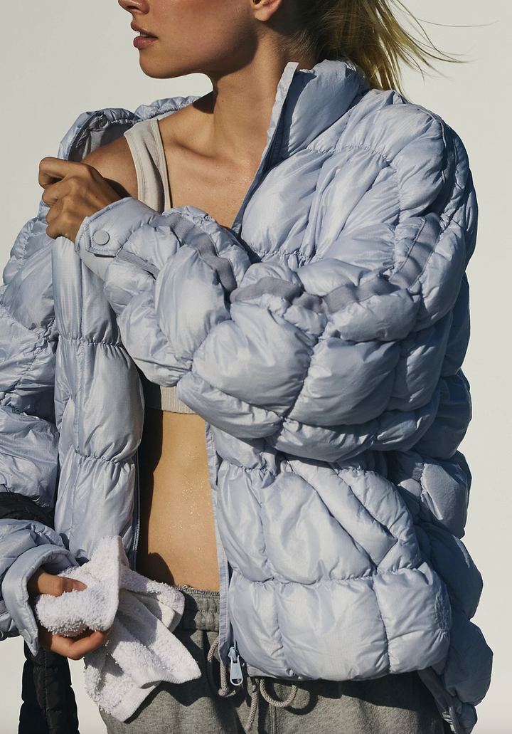 SCRUNCHY GLOSSY PIPPA PUFFER