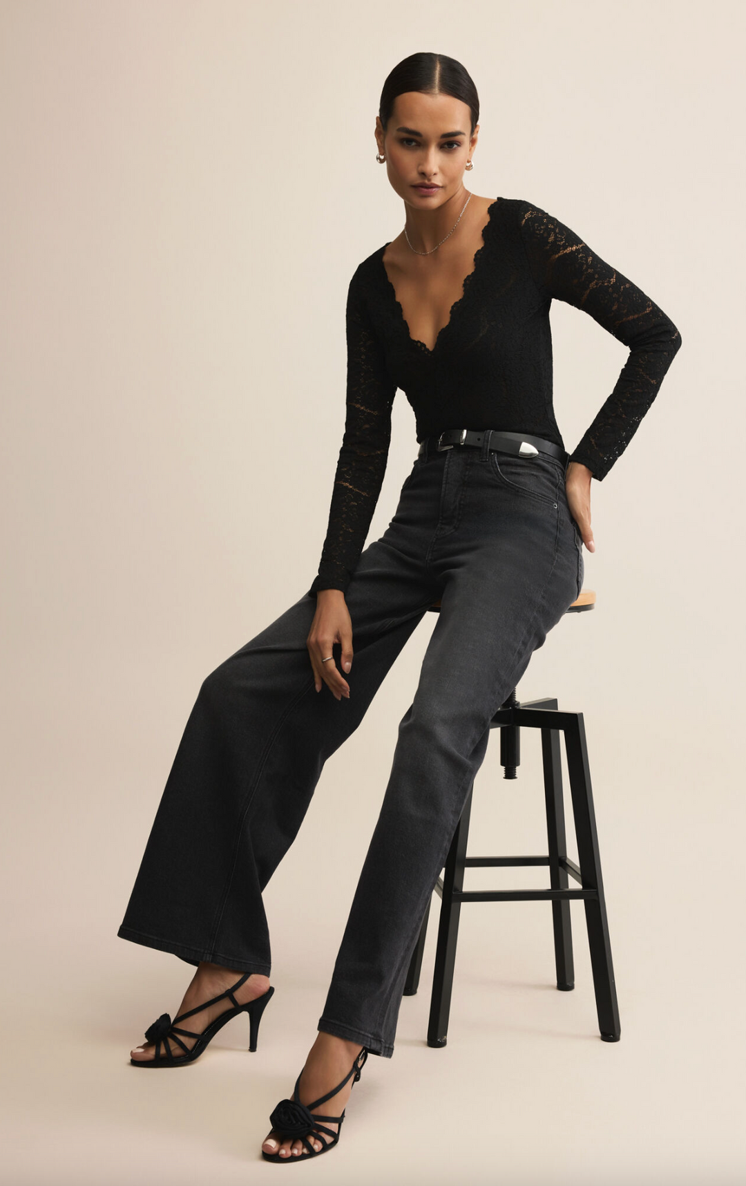 NIGHTFALL LACE BODYSUIT