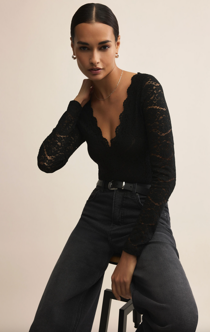 NIGHTFALL LACE BODYSUIT