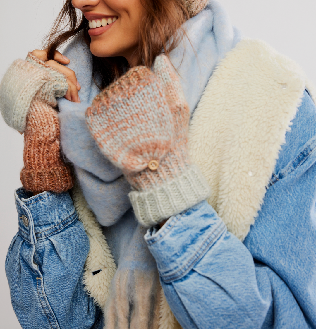 RAINBOW RUN HAT & GLOVE SET