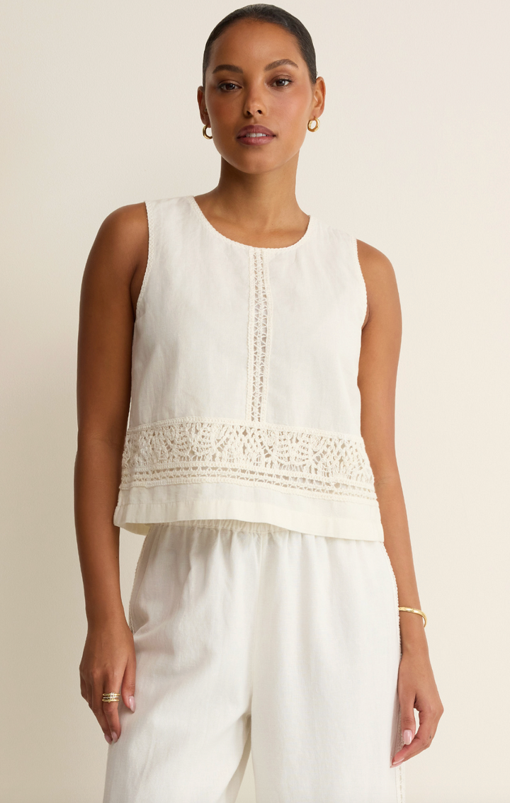 SLOANE EMBROIDERED TOP