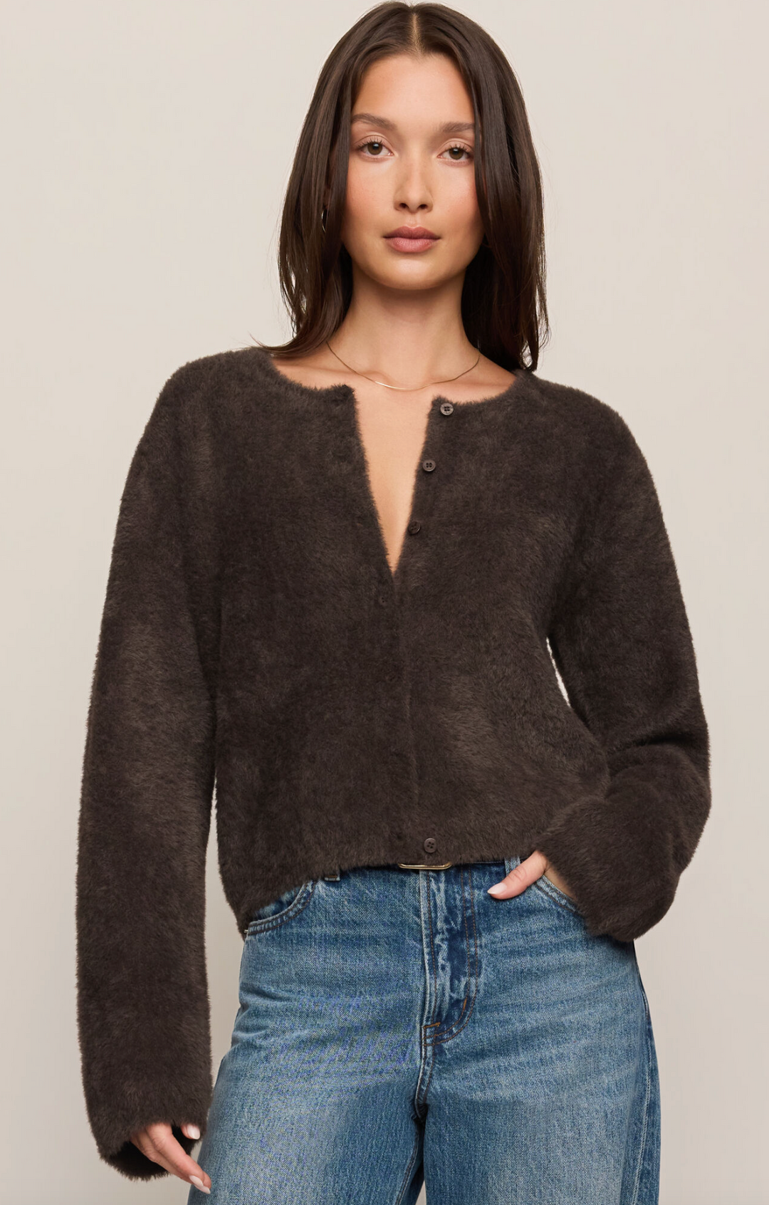 WINTERGLOW FLUFFY CARDIGAN