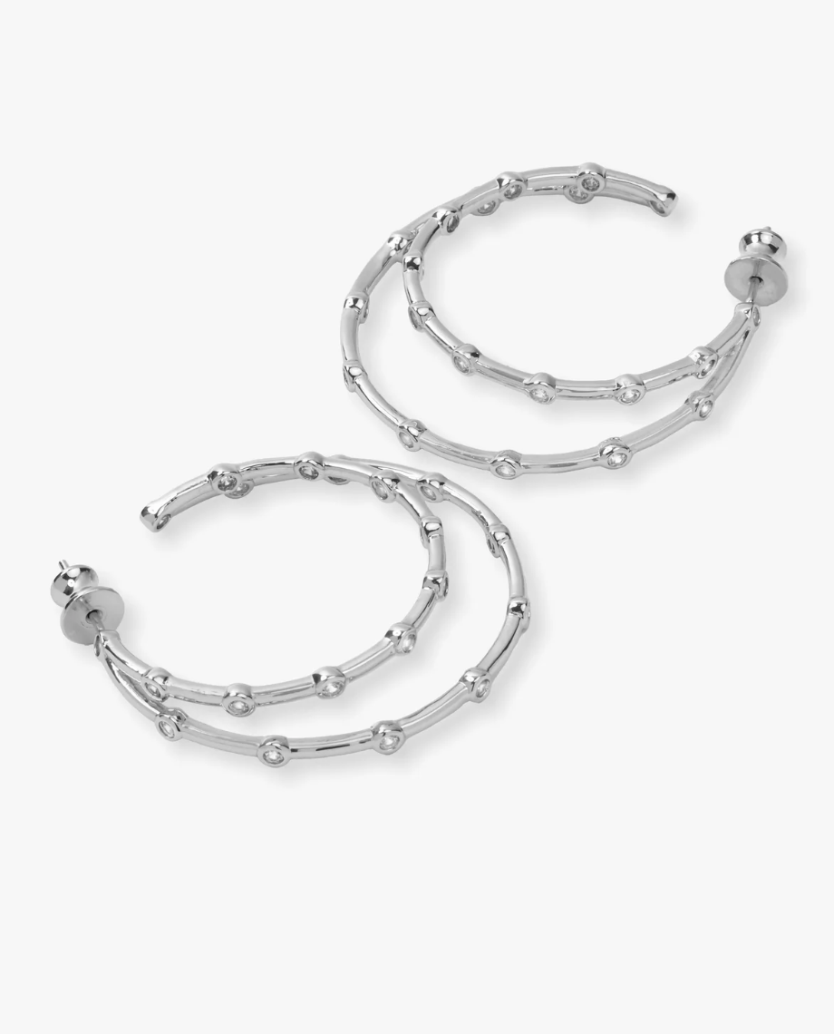 BIG ASS DOUBLED HOOPS 1.5"