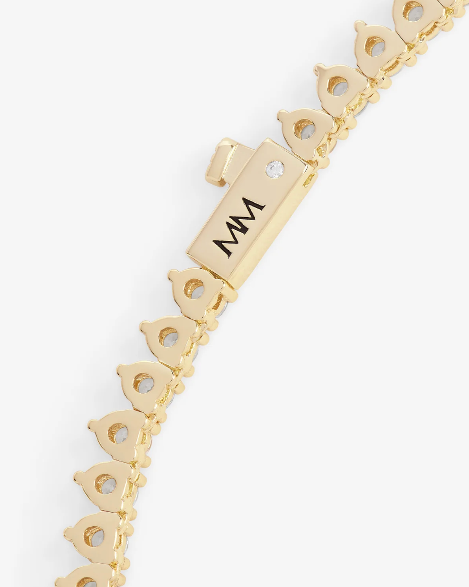 NOT YOUR BASIC TENNIS NECKLACE 3mm