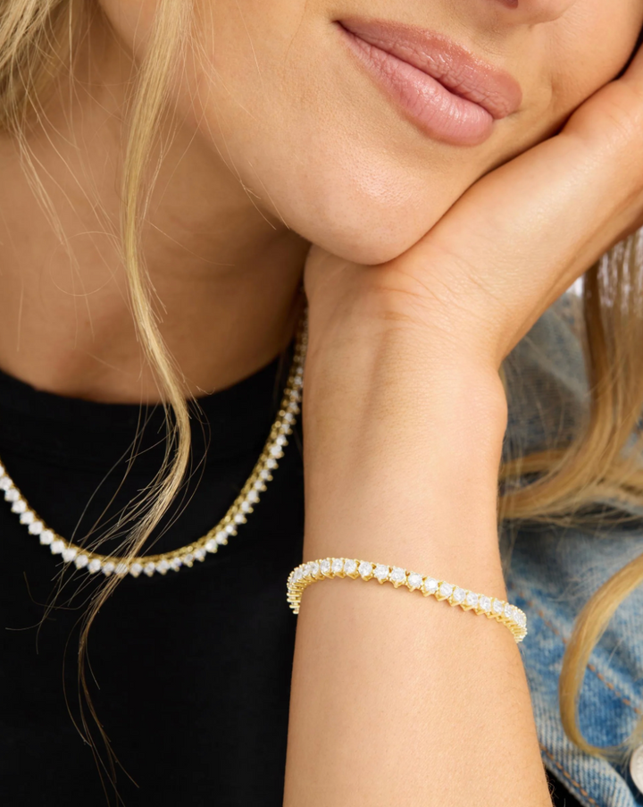NOT YOUR BASIC TENNIS NECKLACE 3mm