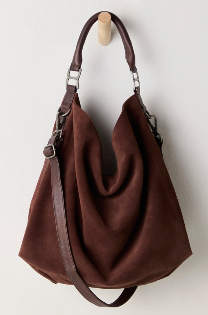 SUZIE SUEDE SLOUCH TOTE