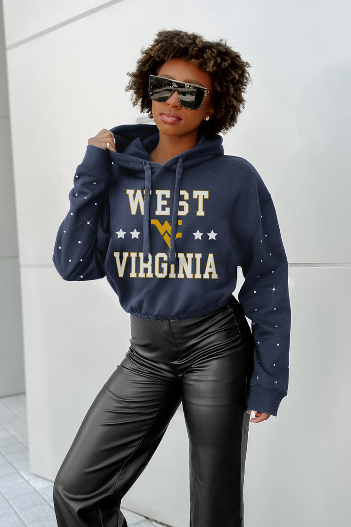 WEST VIRGINIA RHINESTONE HOODIE