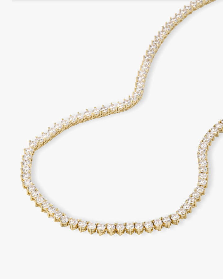 MAMA NOT YOUR BASIC TENNIS NECKLACE 4mm