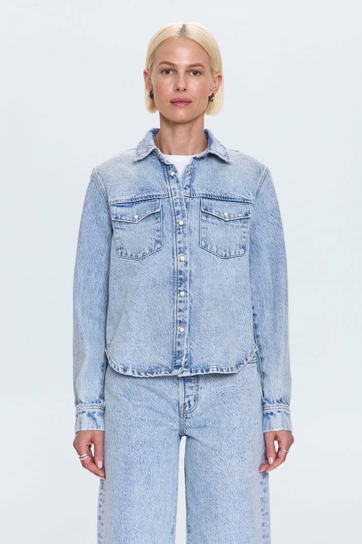 THEA DENIM SHACKET