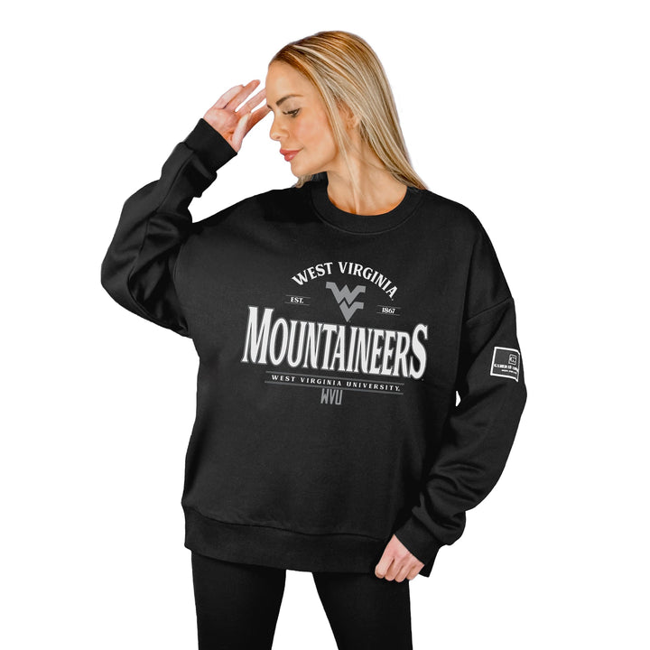 MOUNTAINEERS BLACK LABEL CREWNECK
