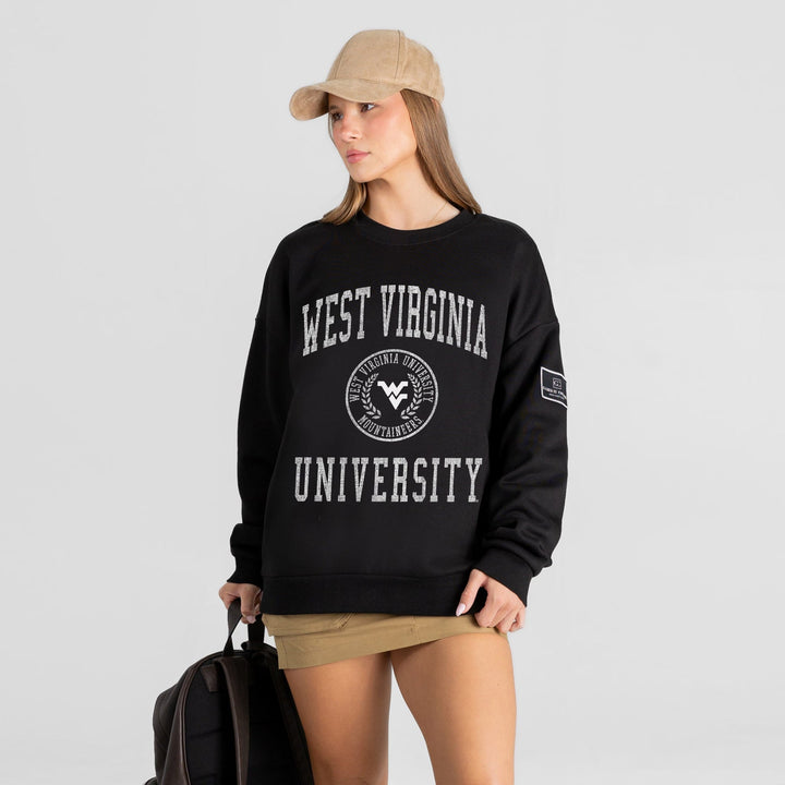 WVU BLACK LABEL CREWNECK