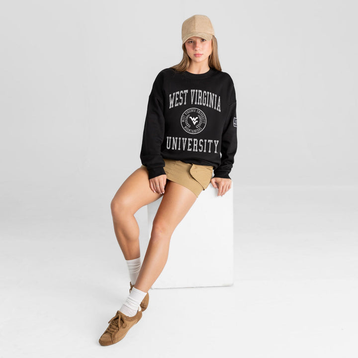 WVU BLACK LABEL CREWNECK
