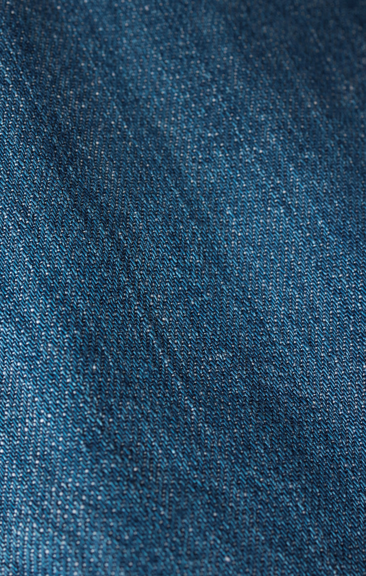 ANGEL EYES DENIM MINI DRESS