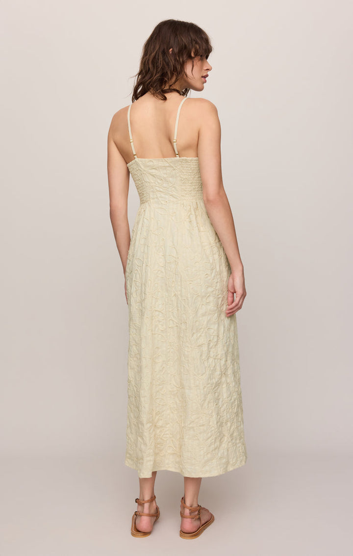 ANGEL EYES TEXTURED MAXI DRESS