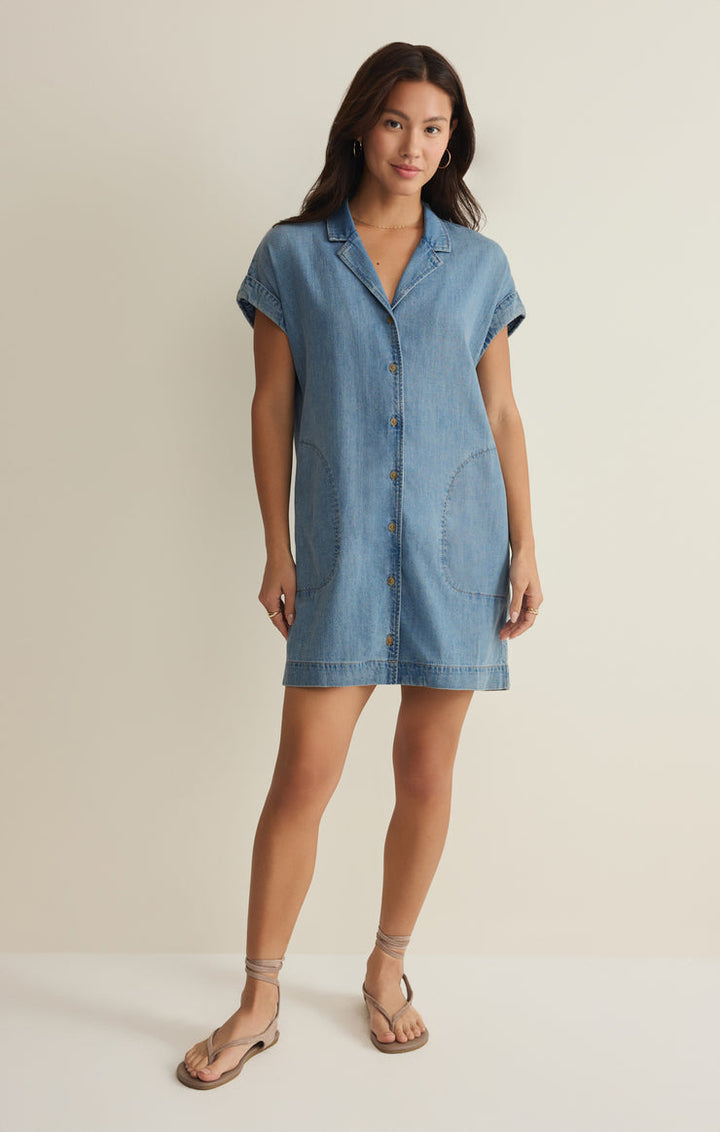 NAPA DENIM MINI DRESS