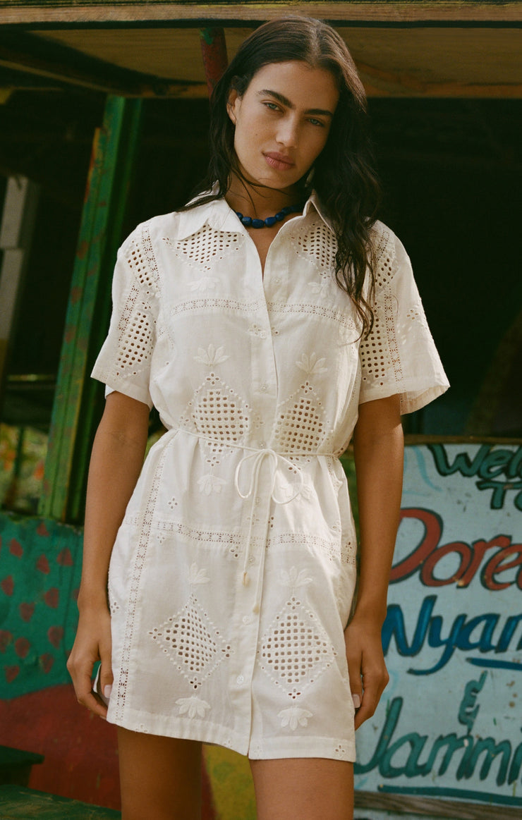 ANNABELLE EYELET DRESS
