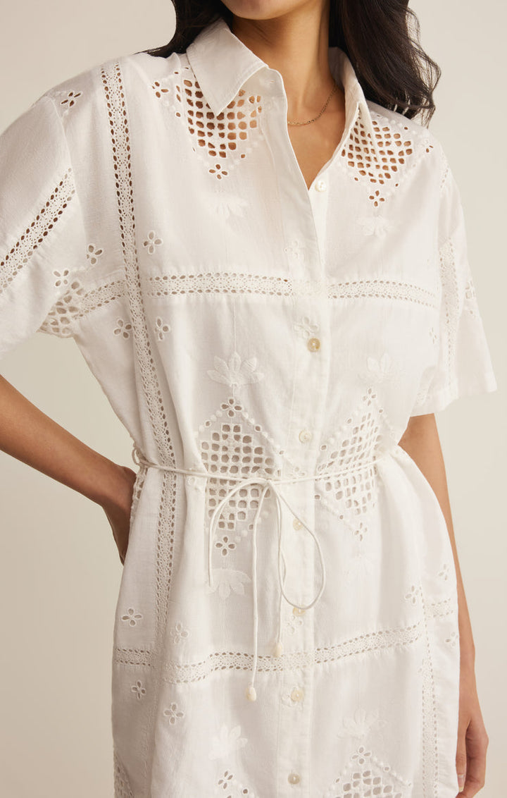 ANNABELLE EYELET DRESS