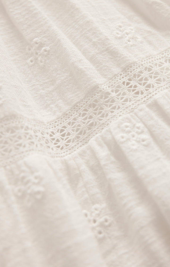 BEHATI EYELET MIDI DRESS