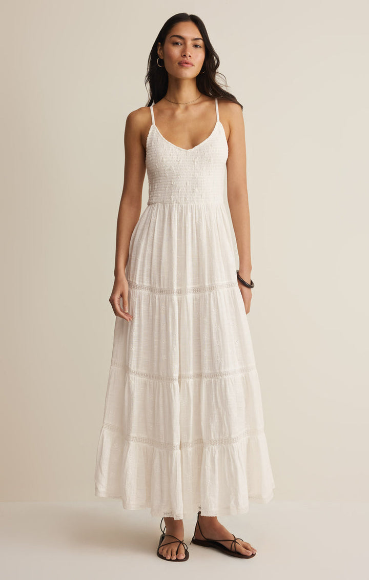 BEHATI EYELET MIDI DRESS