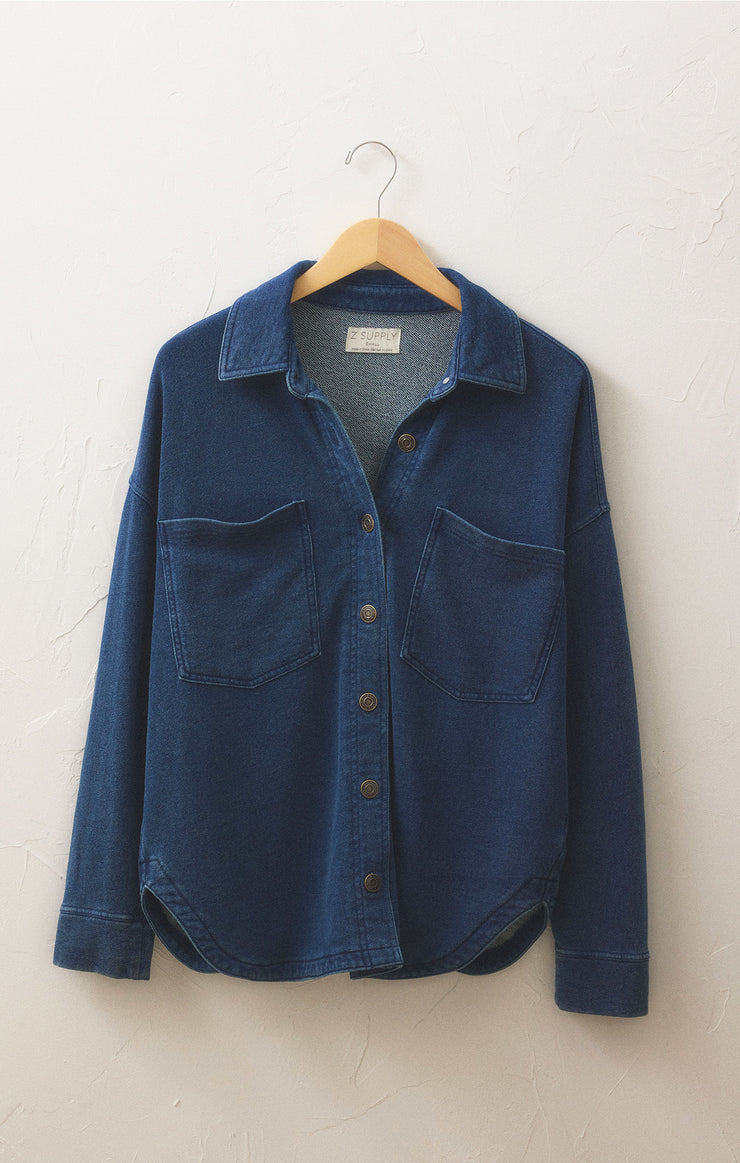 ALL DAY KNIT DENIM JACKET