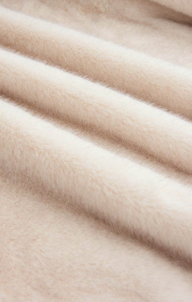 AMETHYST FAUX FUR JACKET