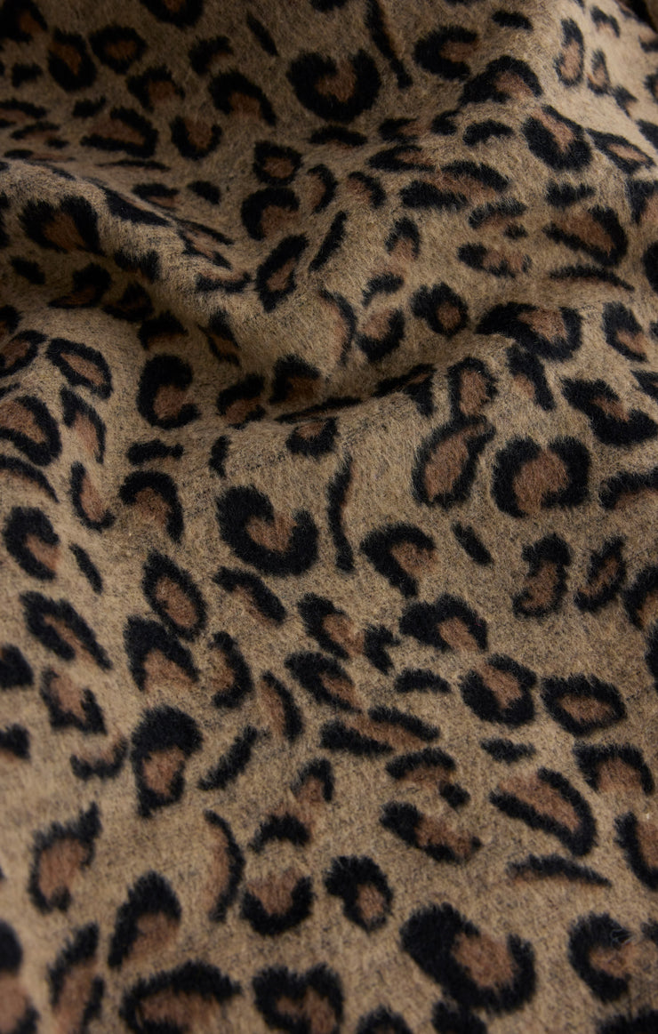 LENNON OVERSIZED LEOPARD COAT