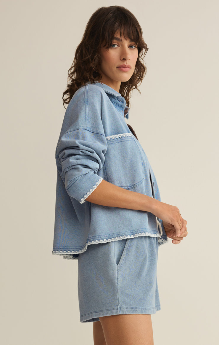 HUNTER KNIT DENIM SHORT