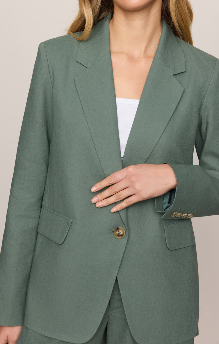 EVAN LINEN BLAZER