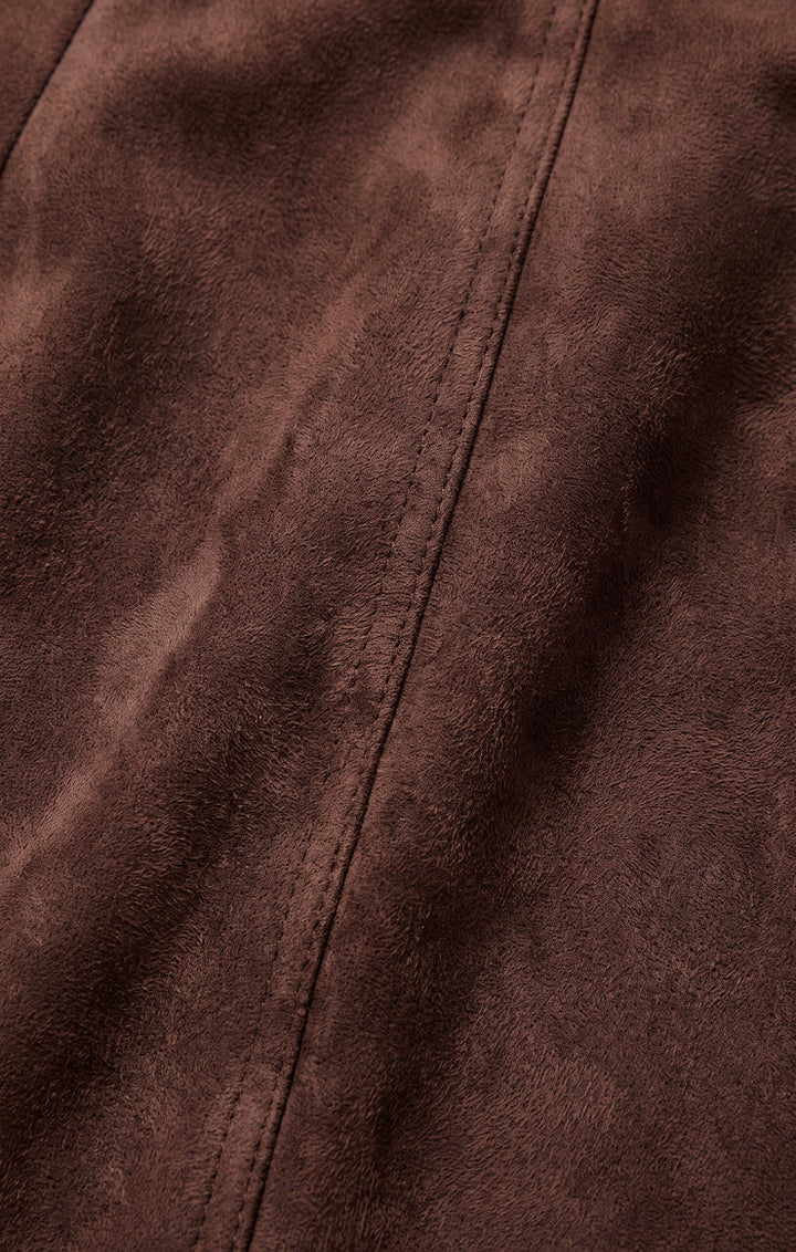 PERRI SUEDE MINI SKIRT