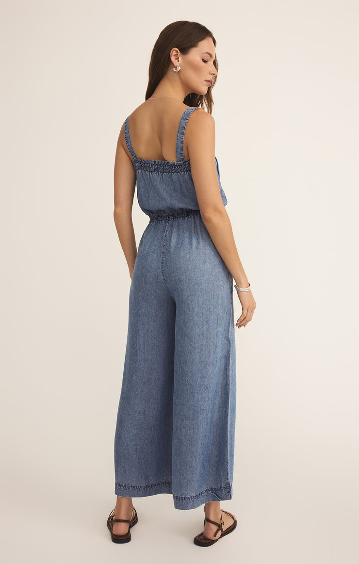 SOLARA CHAMBRAY JUMPSUIT