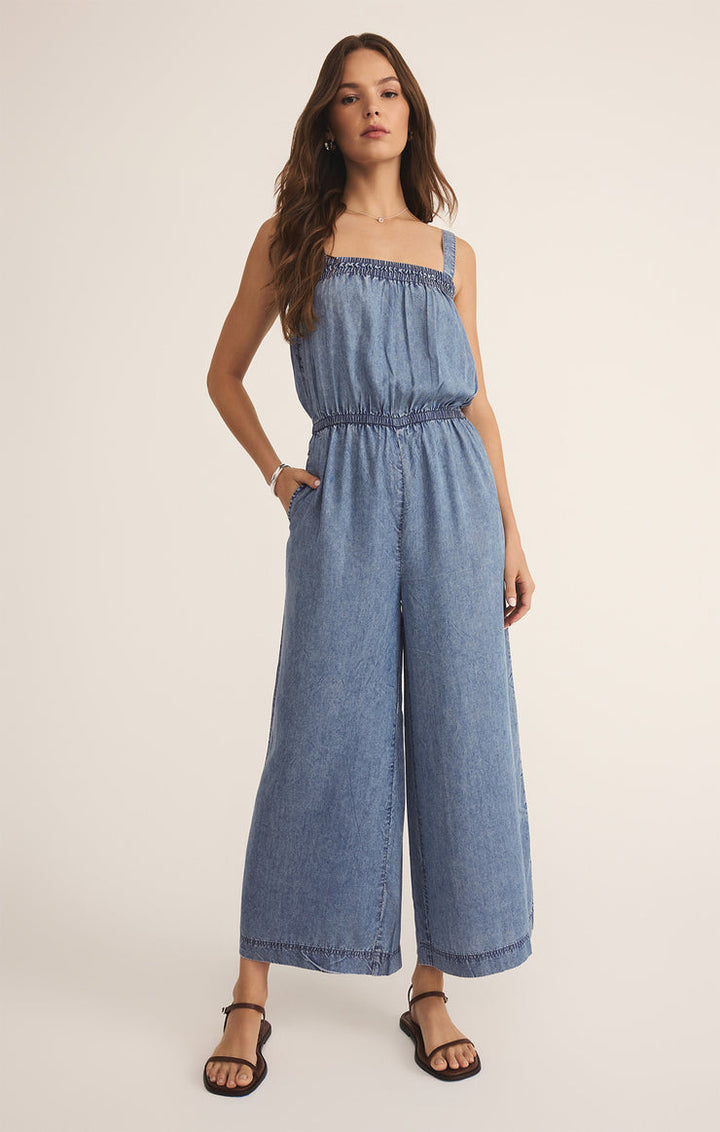 SOLARA CHAMBRAY JUMPSUIT