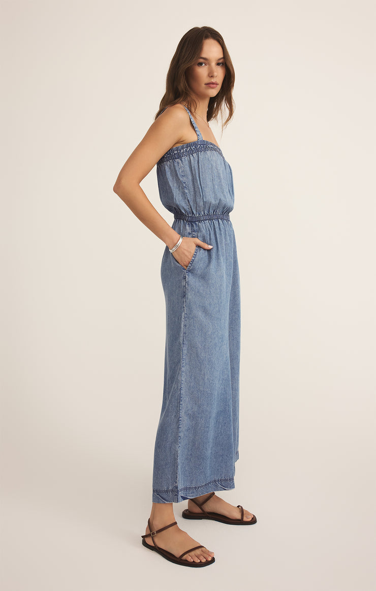 SOLARA CHAMBRAY JUMPSUIT