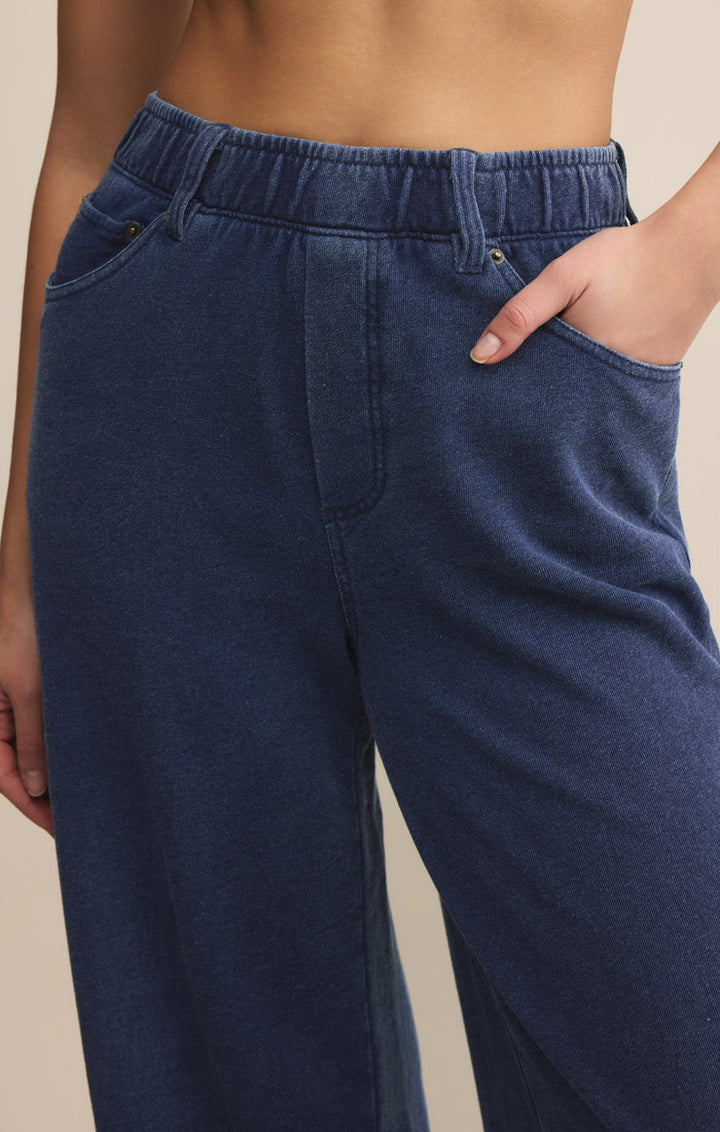 ENTOURAGE KNIT DENIM PANT