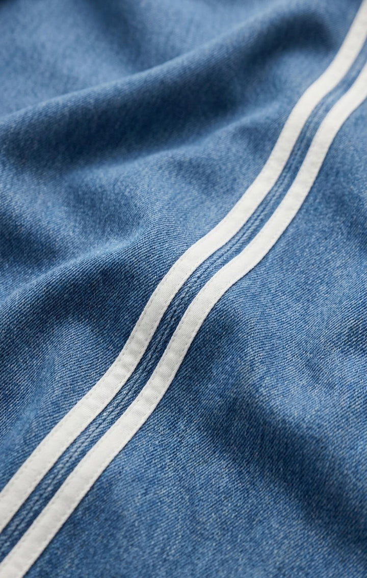 SIDELINES DENIM TRACK PANT