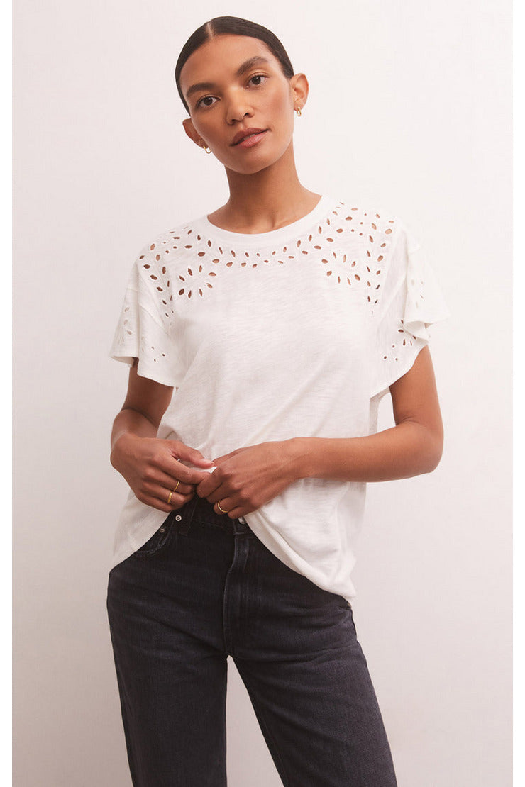 ALANIS EMBROIDERED TOP