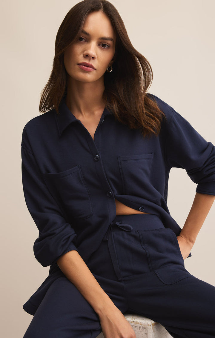 LAYOVER MODAL FLEECE TOP