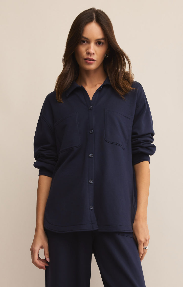 LAYOVER MODAL FLEECE TOP