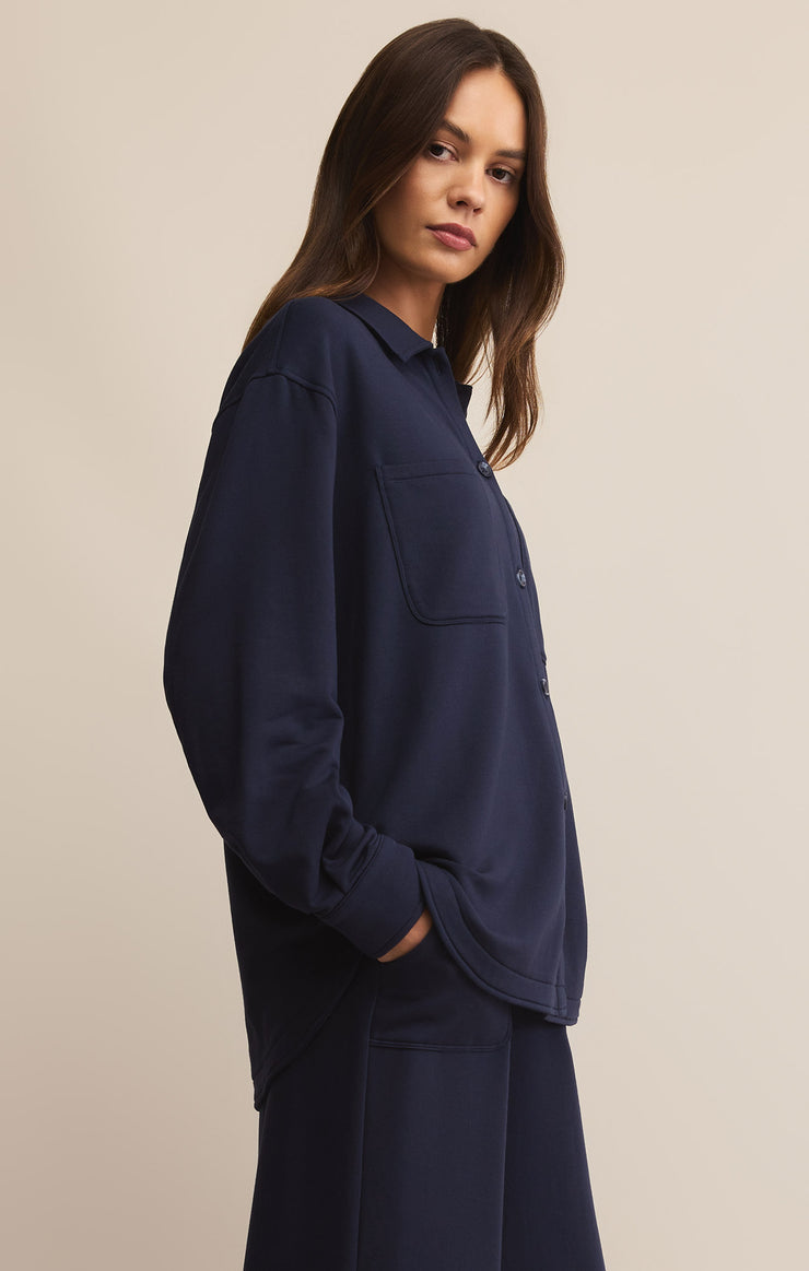 LAYOVER MODAL FLEECE TOP