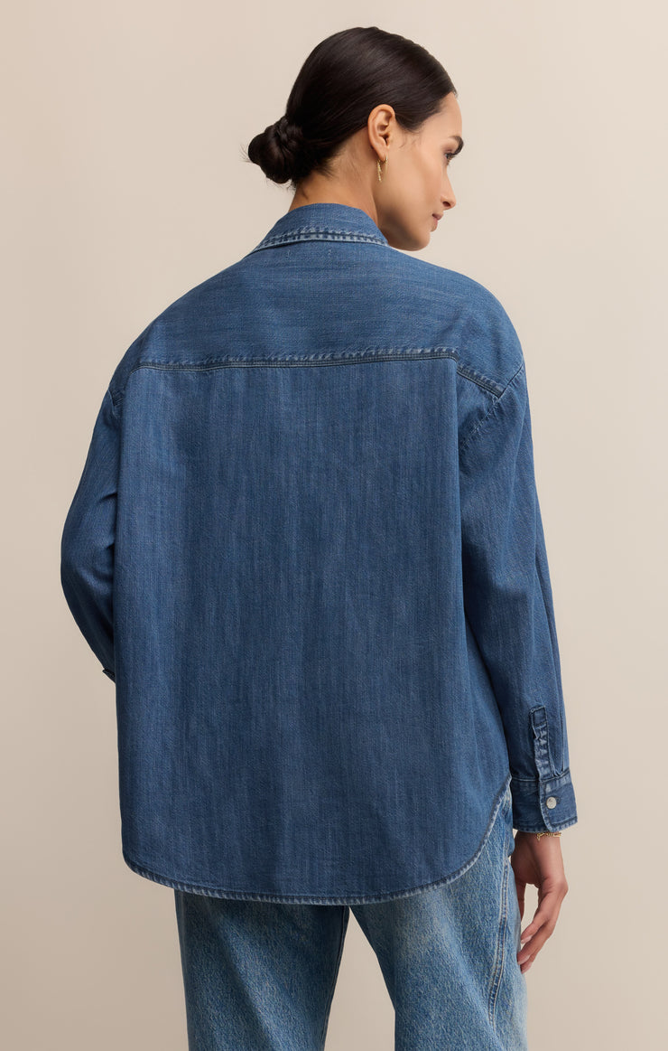 ATWOOD DENIM BUTTON UP