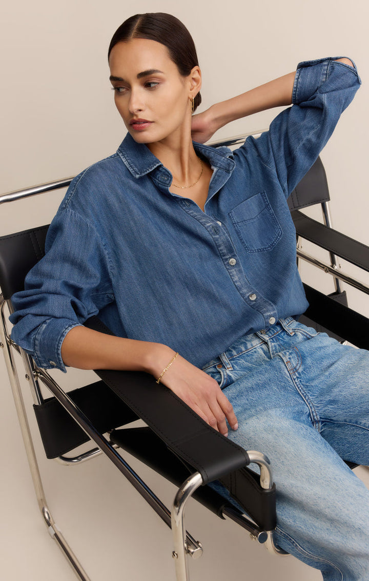 ATWOOD DENIM BUTTON UP