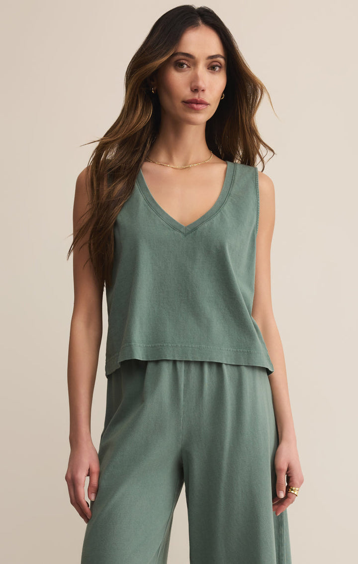 SLOANE V-NECK TOP