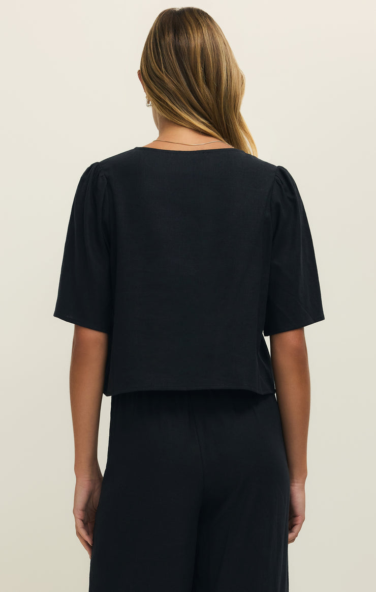 LA BELLE LINEN TOP