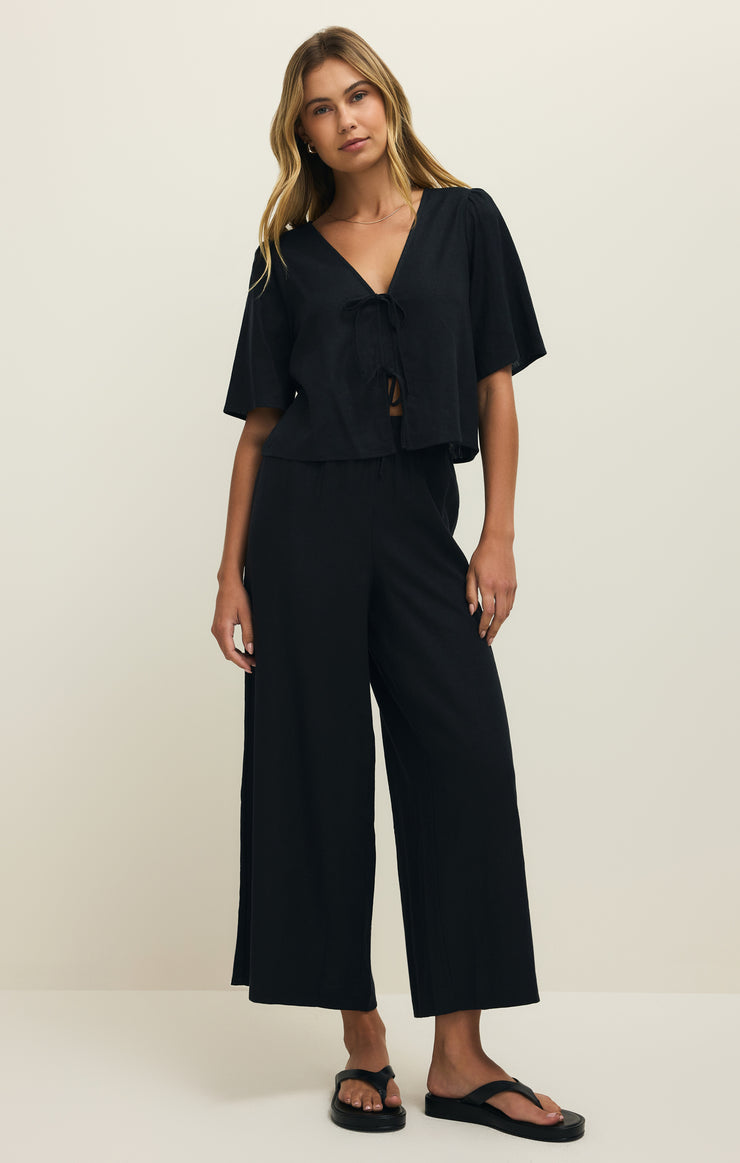 LA BELLE LINEN TOP
