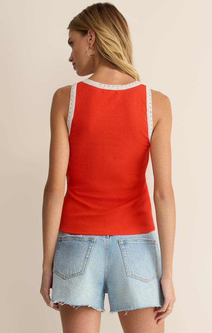CLARKE RIB TANK | LYCHEE