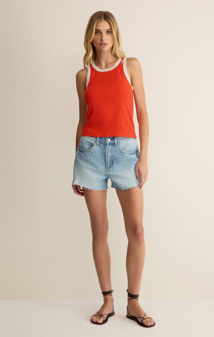 CLARKE RIB TANK | LYCHEE