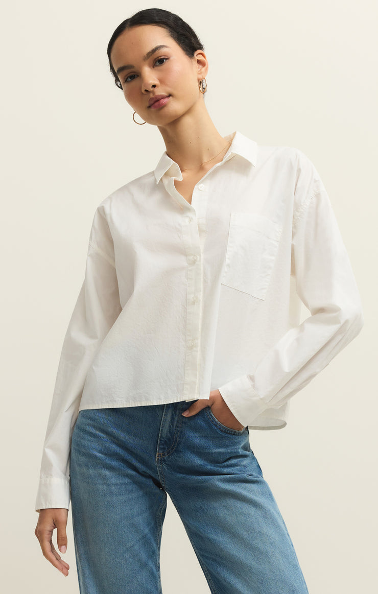 LISETTE POPLIN TOP