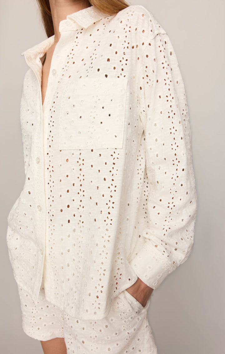 CAY KNIT EYELET SHORT