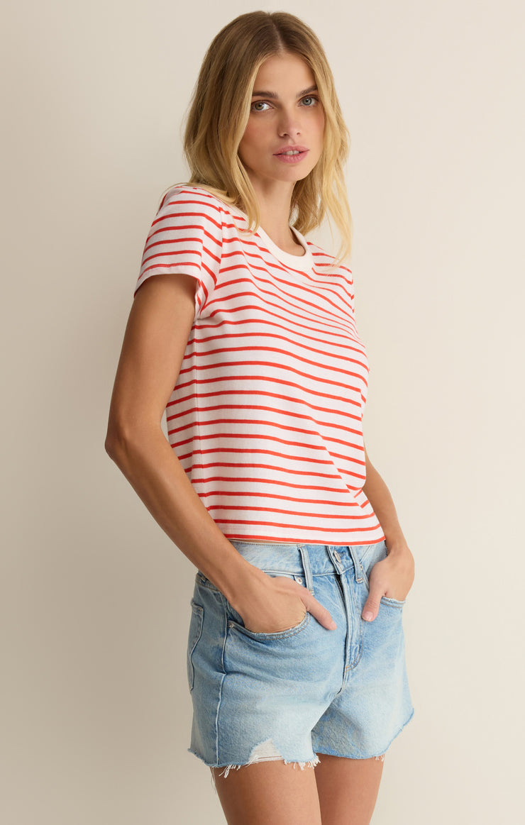 JUNIE STRIPED TEE